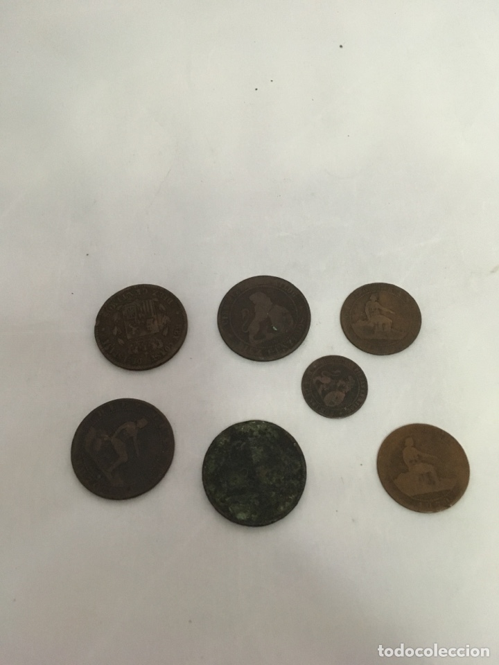 Monedas de Espa&ntilde;a: MONEDAS LOTE DE 7 MONEDAS ESPA&Ntilde;OLAS VARIAS FECHAS - Foto 2