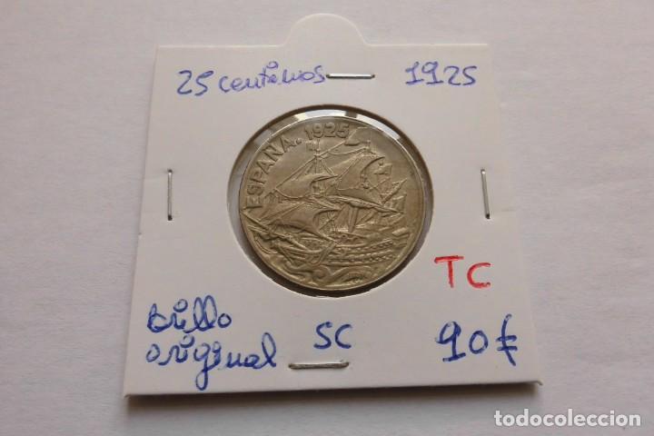 Monedas de Espa&ntilde;a: 25 centimos 1925 Alfonso XIII sin circular - Foto 1