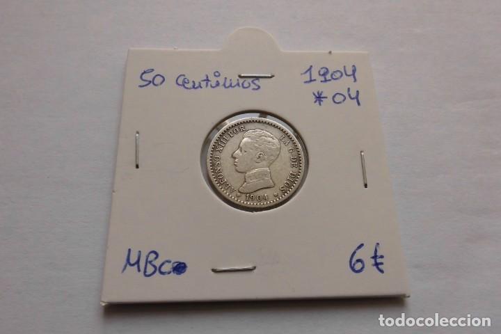 Monedas de Espa&ntilde;a: 50 centimos 1904 *04 Alfonso XIII - Foto 1