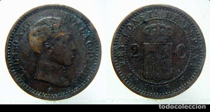 Monedas de Espa&ntilde;a: MONEDA DE ALFONSO XIII 2 CENTIMOS DE 1905 - Foto 1