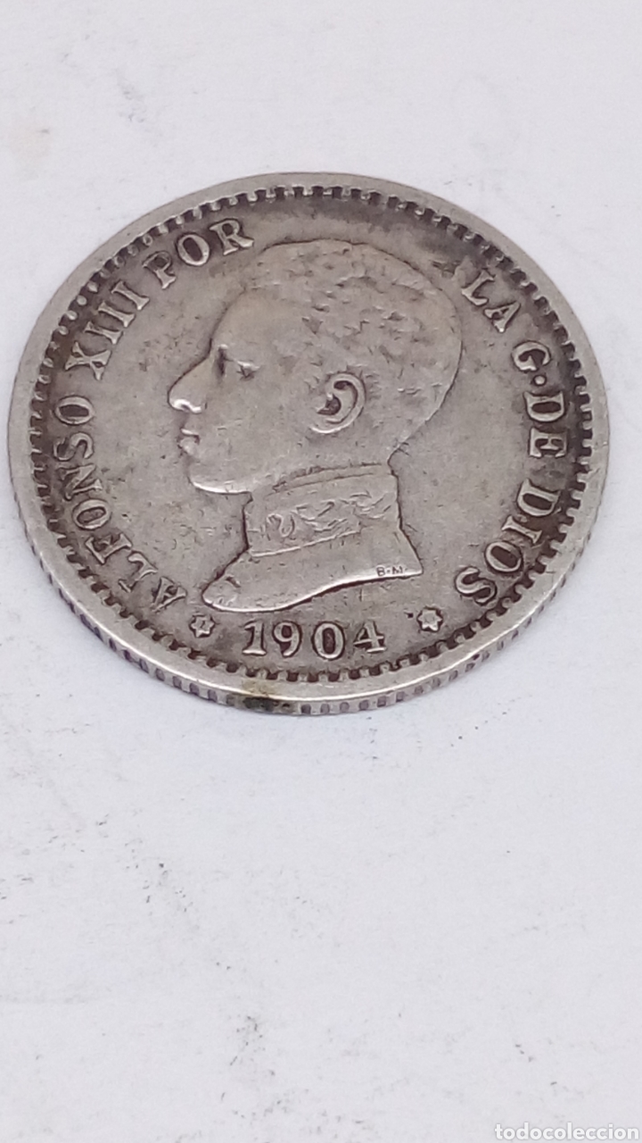 Monedas de Espa&ntilde;a: Moneda 50 cent 1904 - Foto 1