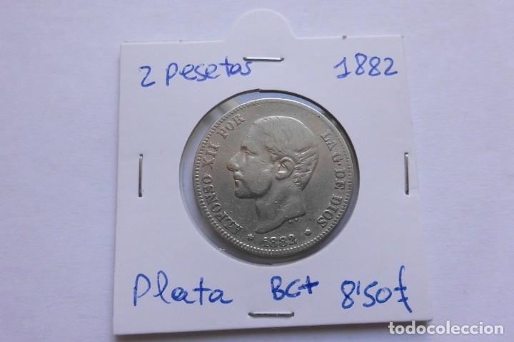 Monedas de Espa&ntilde;a: 2 pesetas 1882 Alfonso XII - Foto 1