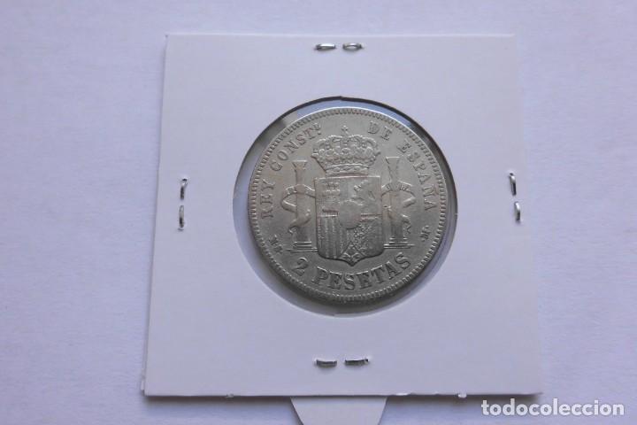 Monedas de Espa&ntilde;a: 2 pesetas 1882 Alfonso XII - Foto 2