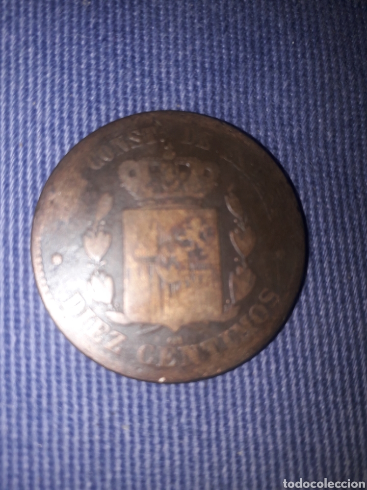 Monedas de Espa&ntilde;a: Moneda alfonso XII 10 centimos - Foto 2