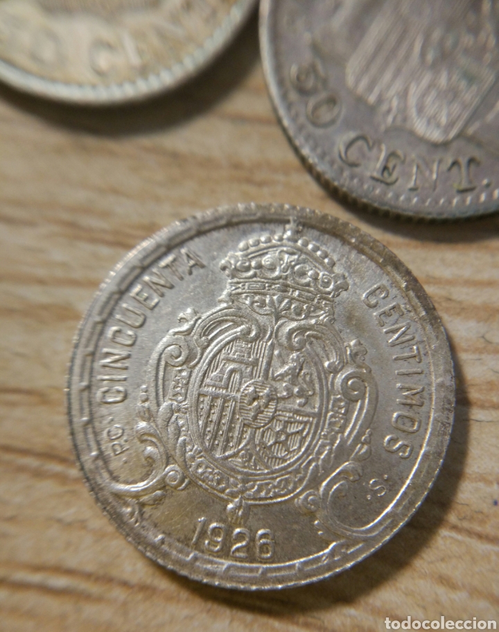 Monedas de Espa&ntilde;a: Colecci&oacute;n 50 cent&iacute;mos Alfonso XIII - Foto 6