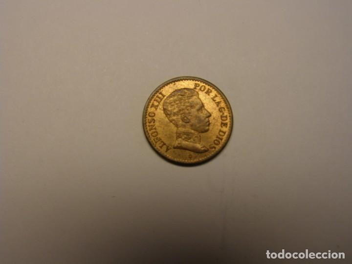 Monedas de Espa&ntilde;a: Moneda de 1 c&eacute;ntimo, Alfonso XIII, a&ntilde;o 1906. - Foto 1