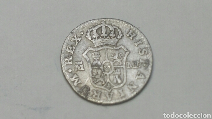Moneda De Plata De 8 Cuartos Y Medio