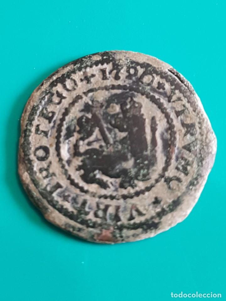 Monedas de Espa&ntilde;a: FELIPE IV. 2 MARAVEDIS. BARCELONA 1720 - Foto 1