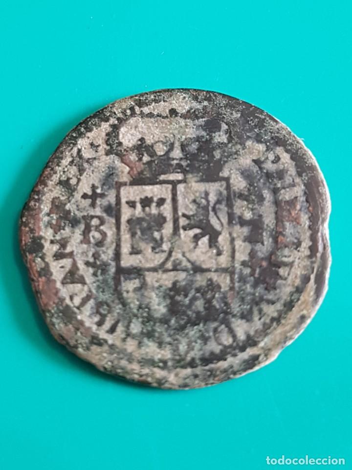 Monedas de Espa&ntilde;a: FELIPE IV. 2 MARAVEDIS. BARCELONA 1720 - Foto 2