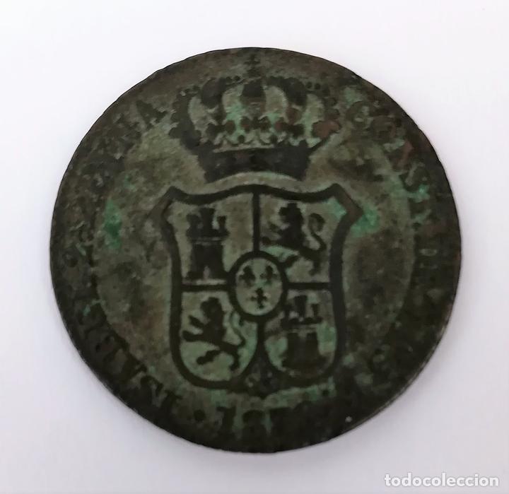 Monedas de Espa&ntilde;a: MONEDA DE 3 CUARTOS ISABEL II. BARCELONA 1838 - Foto 1