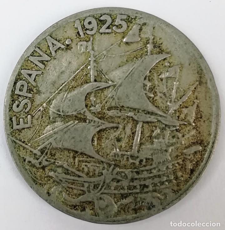 Monedas de Espa&ntilde;a: MONEDA DE 25 C&Eacute;NTIMOS. ESPA&Ntilde;A 1925 - Foto 1