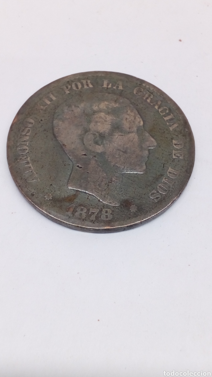 Monedas de Espa&ntilde;a: Moneda Diez centimos 1878 - Foto 1