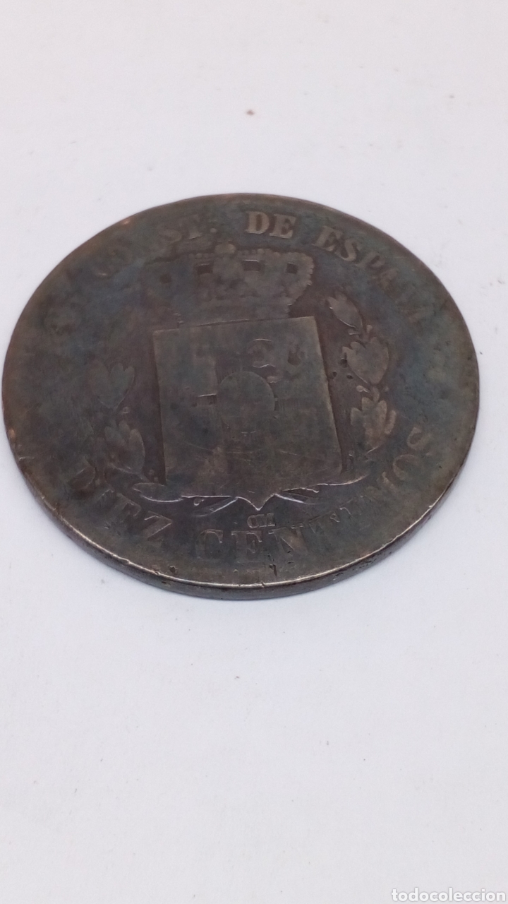 Monedas de Espa&ntilde;a: Moneda Diez centimos 1878 - Foto 2