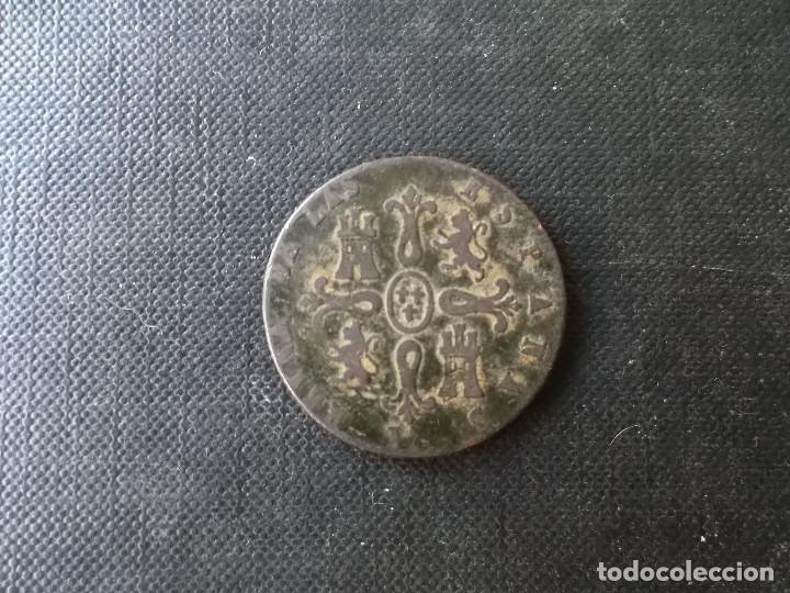 Monedas de Espa&ntilde;a: moneda de 8 maravedis Isabel II 1840 - Foto 4