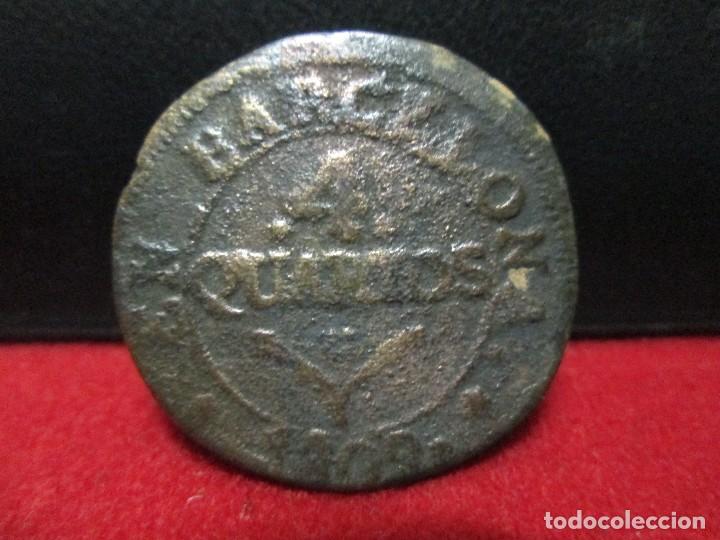 Monedas de Espa&ntilde;a: 4 QUARTOS 1809 JOSE NAPOLEON  BARCELONA - Foto 1