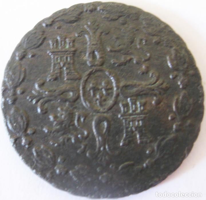 Monedas de Espa&ntilde;a: Fernando VII: 8 Maravedis 1832 - Segovia. - Foto 2