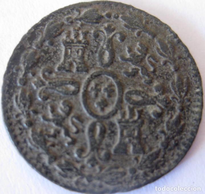 Monedas de Espa&ntilde;a: Fernando VII: 2 Maravedis 1824 - Segovia. - Foto 2