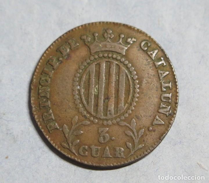 Monedas de Espa&ntilde;a: MONEDA. 3 CUARTOS. CATALU&Ntilde;A. 1837 - Foto 1