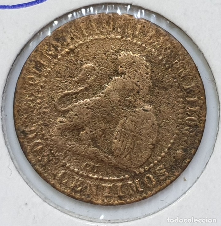 Monedas de Espa&ntilde;a: GOBIERNO PROVISIONAL - A&Ntilde;O 1870 - 2 CENTIMOS - BC - Foto 5