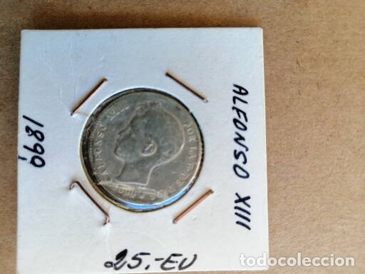 Monedas de Espa&ntilde;a: Moneda de plata 1 pta. Alfonso XIII, 1899. - Foto 1
