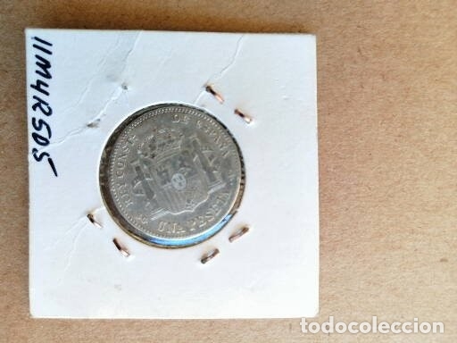 Monedas de Espa&ntilde;a: Moneda de plata 1 pta. Alfonso XIII, 1899. - Foto 2