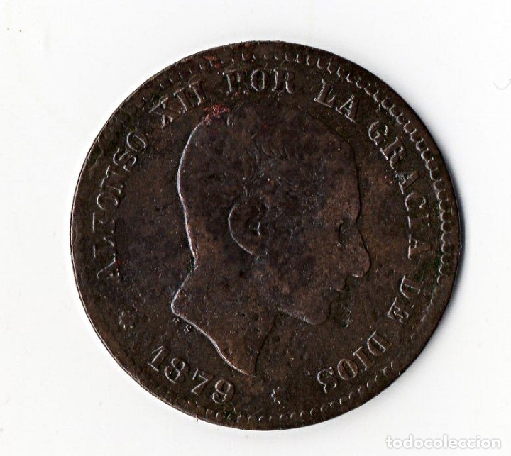 Monedas de Espa&ntilde;a: alfonso xII 1879 5 centimos - Foto 1