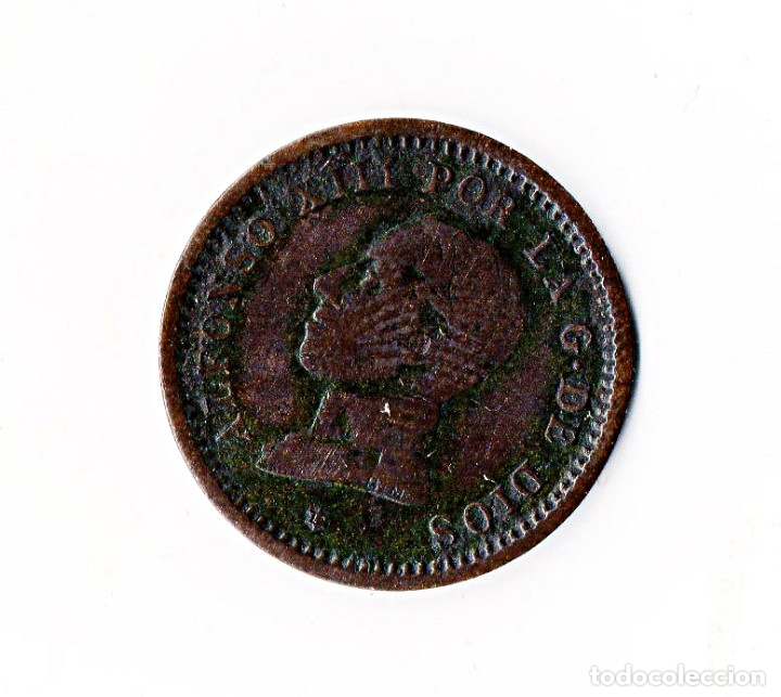 Monedas de Espa&ntilde;a: Alfonso XII, 2 C&eacute;ntimos 1912 *12 - Foto 1