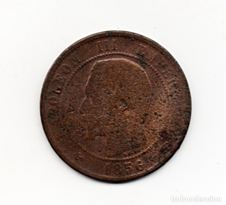 Monedas de Espa&ntilde;a: MONEDA DE NAPOLEON III - 10 CENTIMOS - 1856 - Foto 1
