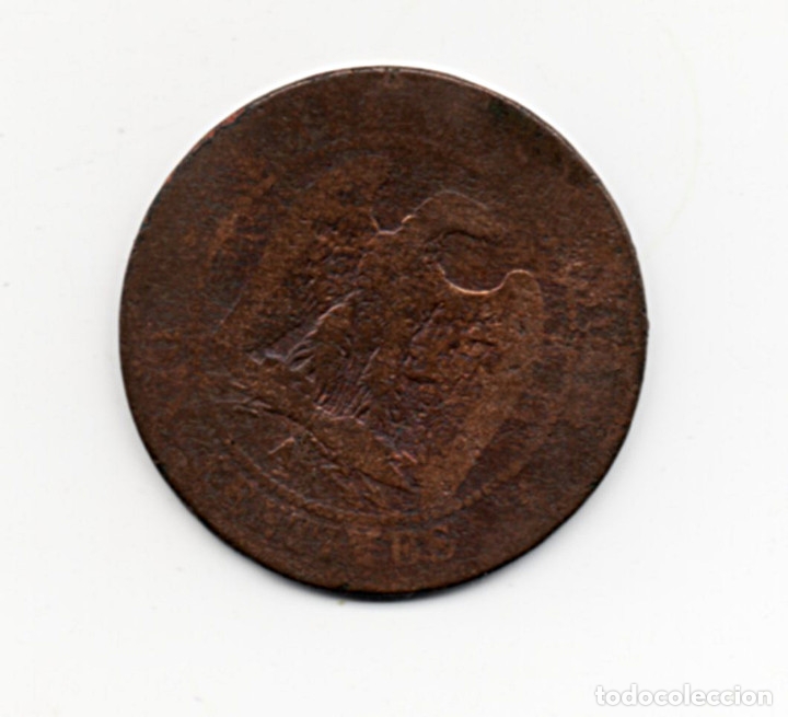 Monedas de Espa&ntilde;a: MONEDA DE NAPOLEON III - 10 CENTIMOS - 1856 - Foto 2