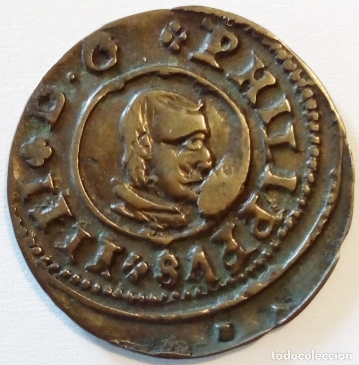 Monedas de Espa&ntilde;a: Felipe IV 1662 Madrid Y 8 maravedis - Foto 1