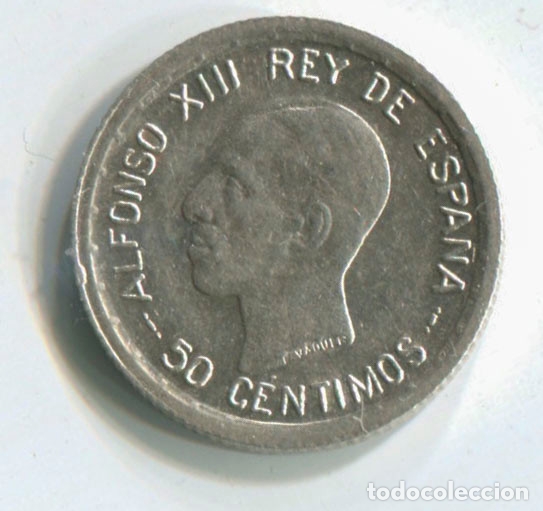 Monedas de Espa&ntilde;a: Alfonso XIII. 50 centimos 1926 - Foto 1