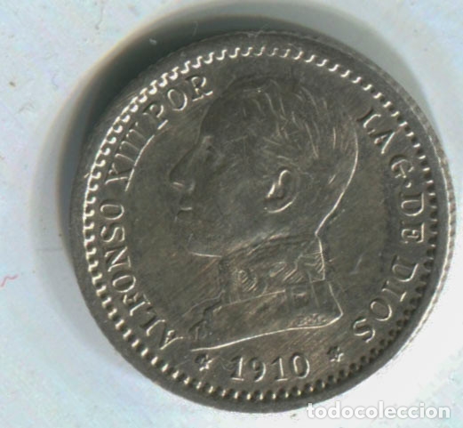 Monedas de Espa&ntilde;a: Alfonso XIII. 50 centimos 1910 - Foto 1