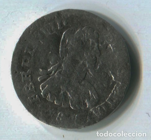 Monedas de Espa&ntilde;a: Fernando VII. 1/2 real plata. - Foto 1