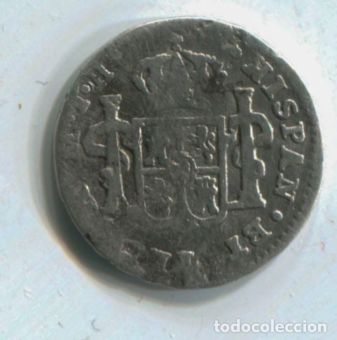 Monedas de Espa&ntilde;a: Fernando VII. 1/2 real plata. - Foto 2