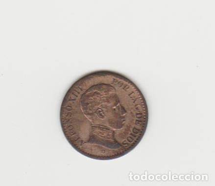 Monedas de Espa&ntilde;a: ALFONSO XIII- 1 CENTIMO-1906*6 SLV-SC - Foto 1