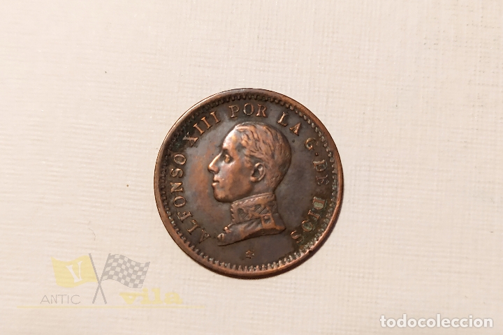 Monedas de Espa&ntilde;a: Moneda del Alfonso XIII - 2 C&eacute;ntimo - 1912 *12 - Foto 1