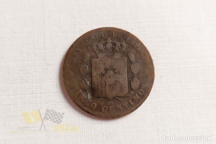 Monedas de Espa&ntilde;a: Moneda del Alfonso XII - 5 C&eacute;ntimo - 1878 - Foto 3