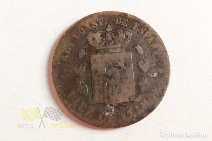 Monedas de Espa&ntilde;a: Moneda de Alfonso XII - 10 C&eacute;ntimos - 1879 - Foto 3