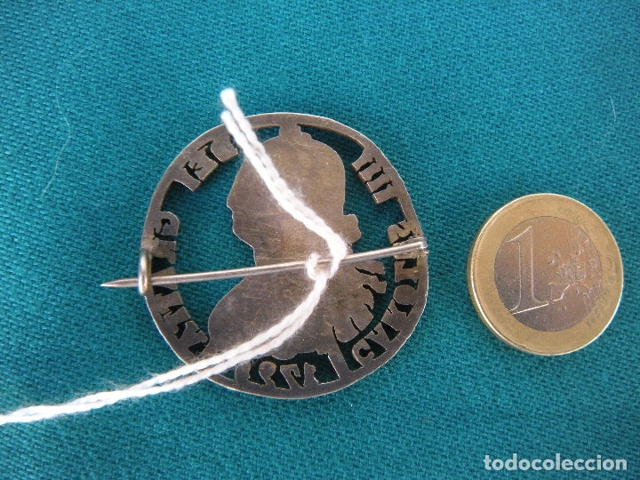 Monedas de Espa&ntilde;a: EXCLUSIVA MONEDA DE PLATA CALADA ALFILER - Foto 2