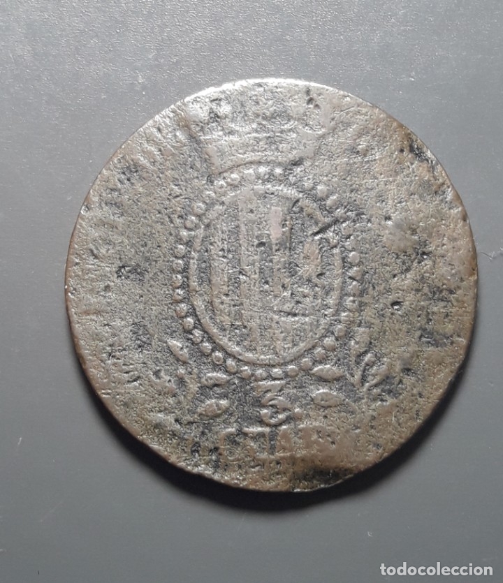 Monedas de Espa&ntilde;a: 3 QUARTOS BARCELONA 1846 - &Eacute;POCA ISABEL II - Foto 1