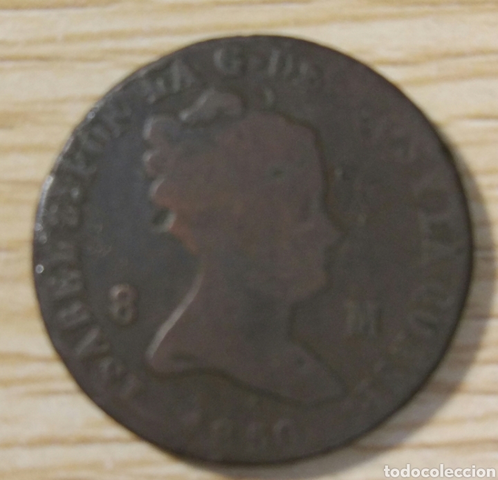Monedas de Espa&ntilde;a: 8 maraved&iacute;s 1850 Isabel II Jubia - Foto 3