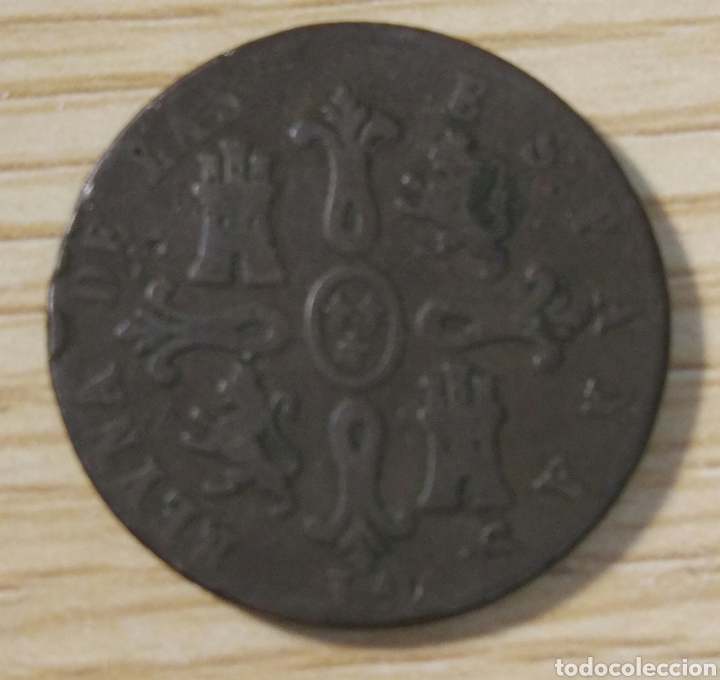 Monedas de Espa&ntilde;a: 8 maraved&iacute;s 1850 Isabel II Jubia - Foto 1