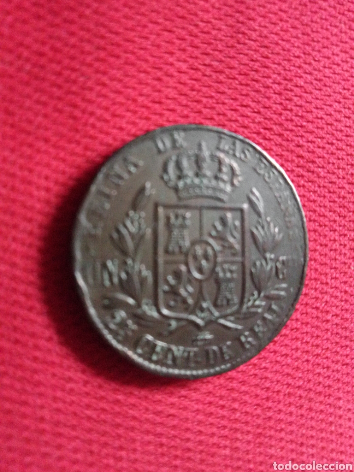Monedas de Espa&ntilde;a: 25 CENT. DE REAL 1864 ISABEL II - Foto 6