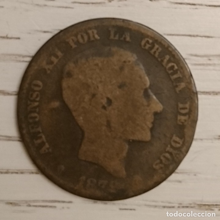 Monedas de Espa&ntilde;a: Moneda a&ntilde;o 1879 - Foto 3