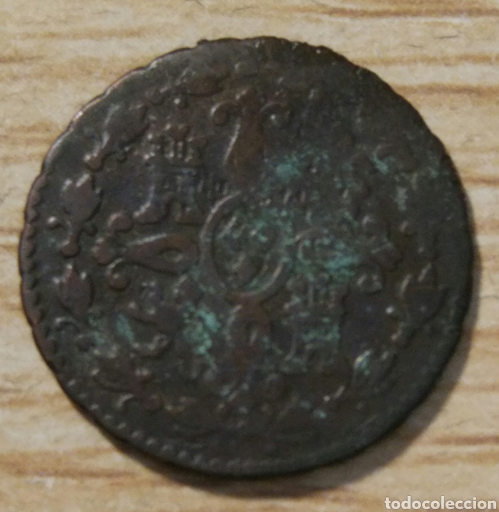 Monedas de Espa&ntilde;a: 2 maraved&iacute;s Fernando VII 1827 - Foto 2