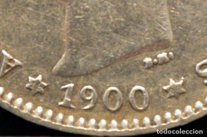 Monedas de España: 1 PESETA 1900 *19 *00 SMV PLATA ESPAÑA - Foto 4 - 52078257
