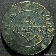 Monedas de España: 4 QUARTOS 1811 CUARTOS BARCELONA