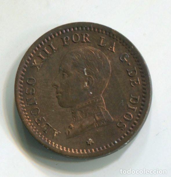 Monedas de Espa&ntilde;a: Alfonso XIII. 2 c&eacute;ntimos de 1912. - Foto 1