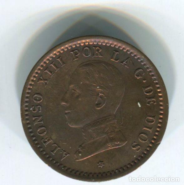 Monedas de Espa&ntilde;a: Alfonso XII. 2 c&eacute;ntimos de 1912. - Foto 1