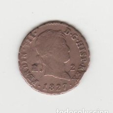 Monedas de España: FERNANDO VII- 2 MARAVEDIS-1827-SEGOVIA